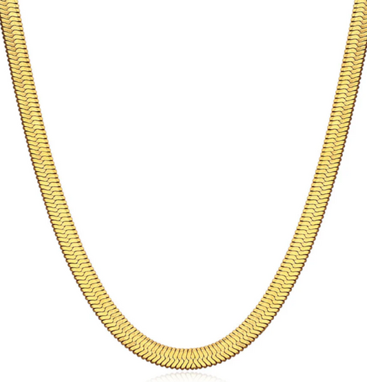Snake Chain Necklace - Ahlis Luxe