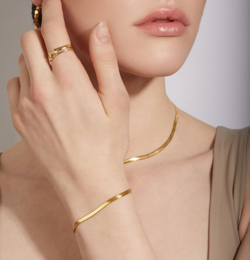 Snake Chain Necklace - Ahlis Luxe