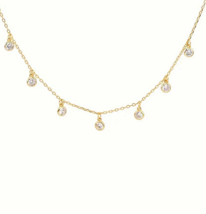 Zirconia Pendant Necklace - Ahlis Luxe
