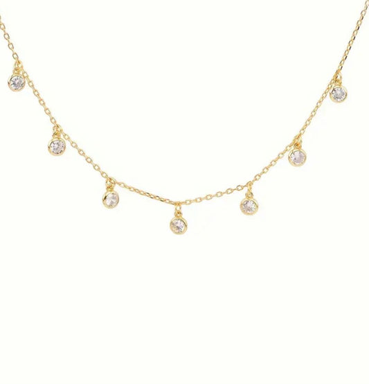 Zirconia Pendant Necklace - Ahlis Luxe