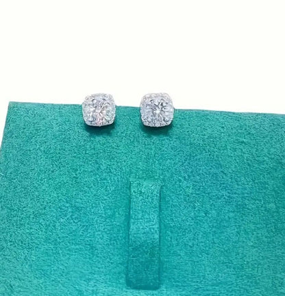 Radiant Square Halo Set - Ahlis Luxe