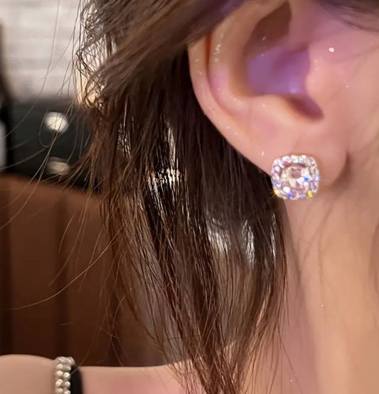 Cubic Zirconia Studs - Ahlis Luxe