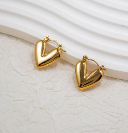 Heart Earrings - Ahlis Luxe