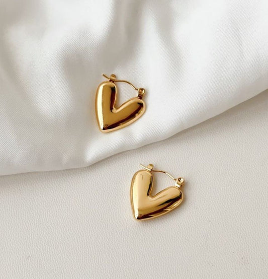 Heart Earrings - Ahlis Luxe