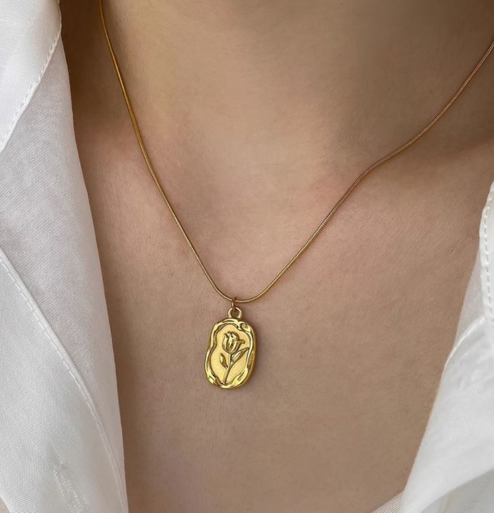 Tulip Necklace - Ahlis Luxe