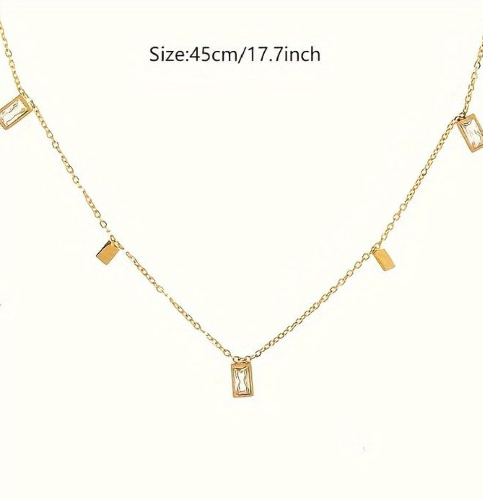 Lumina Zircon Necklace - Ahlis Luxe